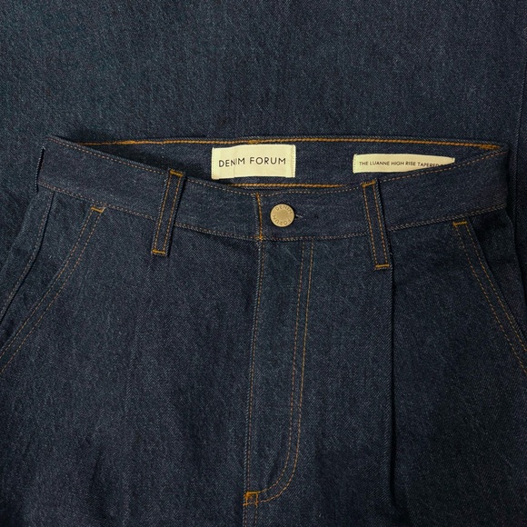 Denim Forum Luanne High Rise Tapered Jean - Picture 5 of 6